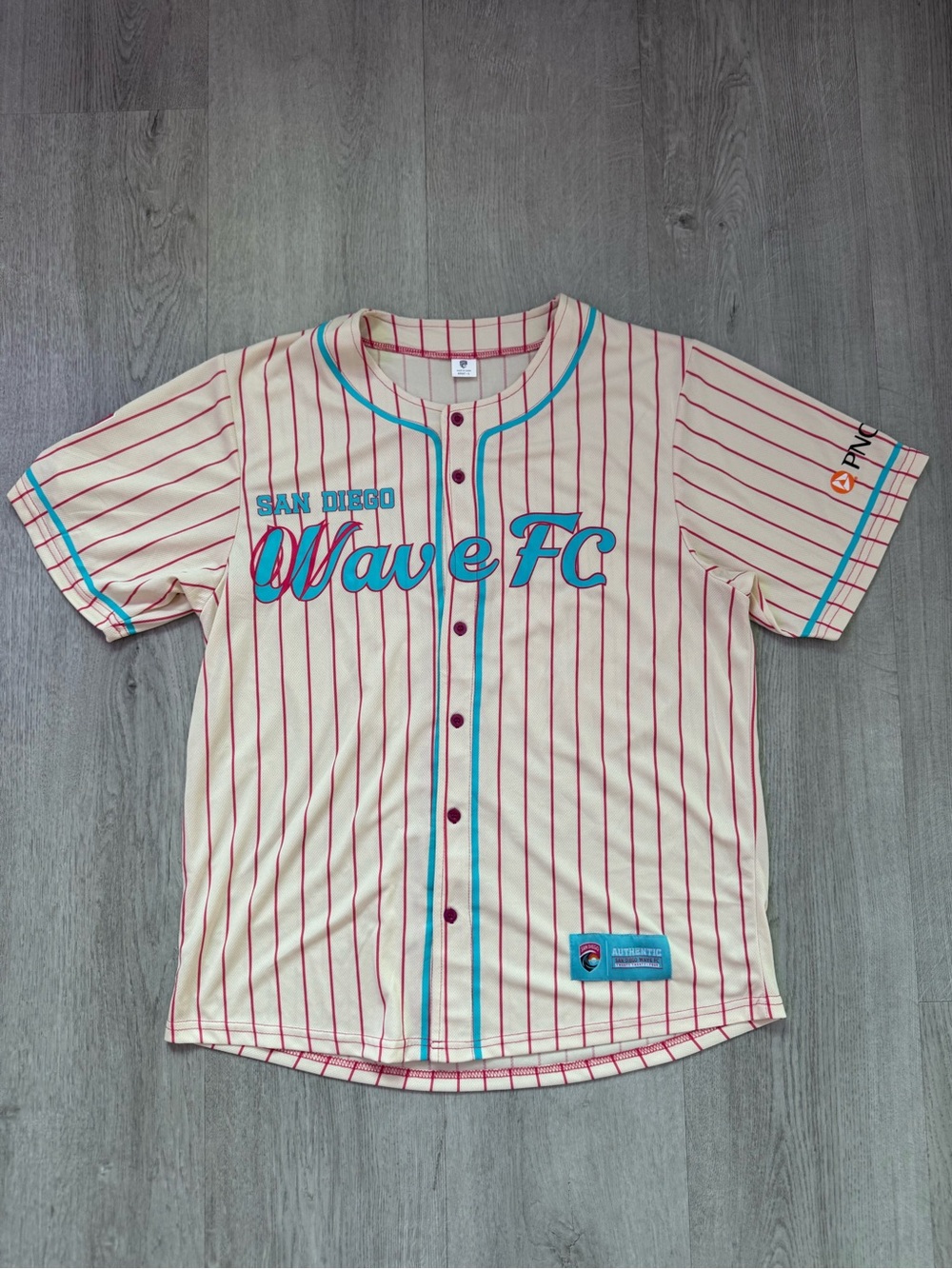 San Diego Wave FC Baseball-Style Jersey